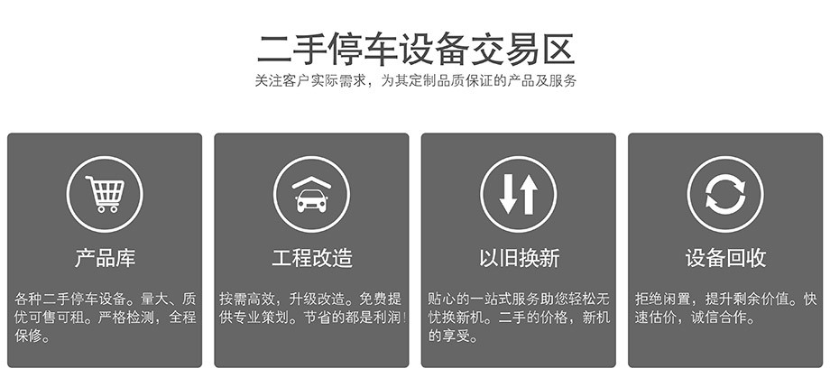 昆明二手机械立体停车库交易区